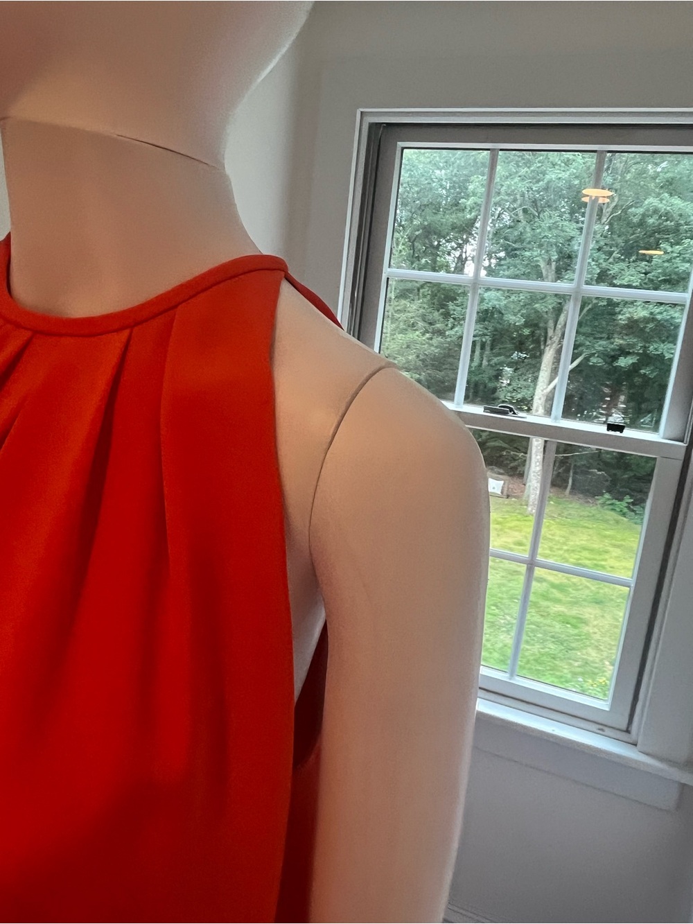 Celine by Phoebe Philo Bright Orange Halter Dress Size 8 - Picture 6 of 12